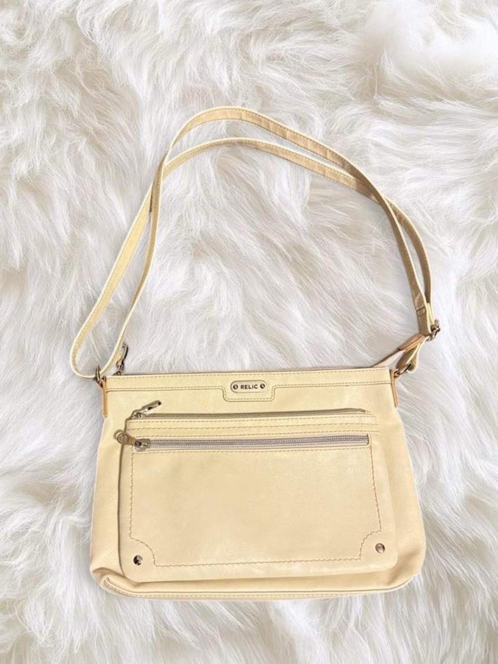 Relic Cream Shoulder Crossbody Bag